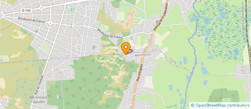 localisation de l'entreprise SCI FND  MERLIMONT