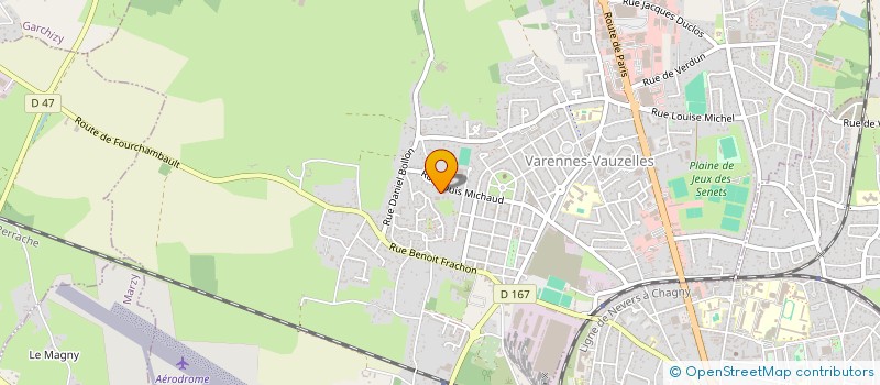 localisation de l'entreprise SCI FNGP  VARENNES-VAUZELLES