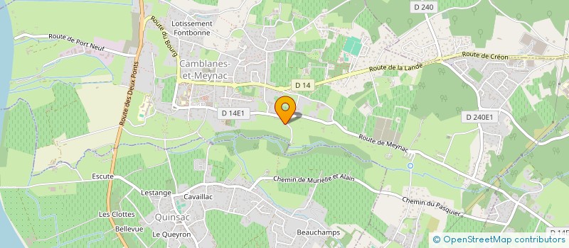 localisation de l'entreprise SCI FNI  CAMBLANES-ET-MEYNAC