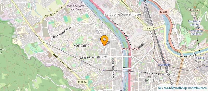 localisation de l'entreprise SCI FNIIA  FONTAINE