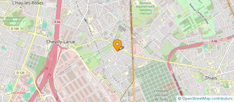 localisation de l'entreprise SCI FNJ  CHEVILLY-LARUE