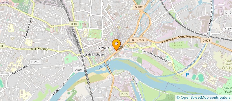 localisation de l'entreprise SCI FNMB à NEVERS