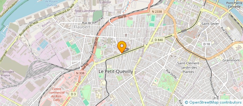 localisation de l'entreprise SCI FNP à LE PETIT-QUEVILLY