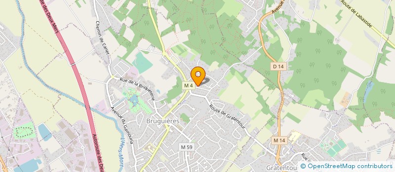 localisation de l'entreprise SCI FNTS  BRUGUIERES