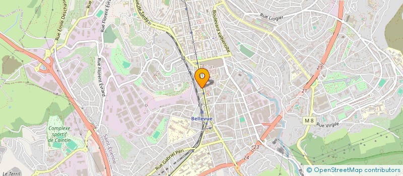 localisation de l'entreprise SCI FO CHARCOT  SAINT-ETIENNE