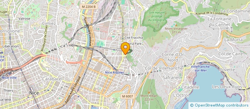 localisation de l'entreprise SCI FOA à NICE