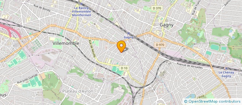 localisation de l'entreprise SCI FOCAJES à VILLEMOMBLE