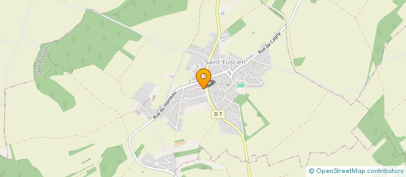 localisation de l'entreprise SCI FOCALE 2002  SALOUEL