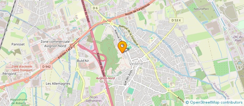 localisation de l'entreprise SCI FOCANI  VEDENE