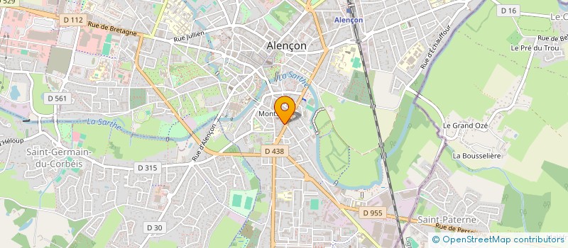 localisation de l'entreprise SCI FOCCA à ALENCON