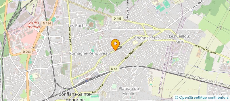 localisation de l'entreprise SCI FOCH 106  CONFLANS-SAINTE-HONORINE