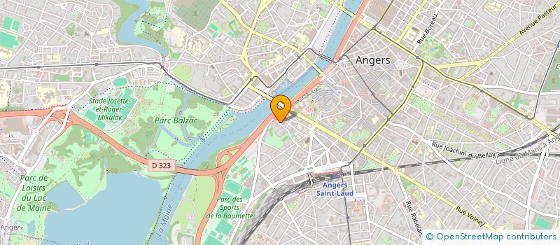 localisation de l'entreprise SCI FOCH 13 à ANGERS