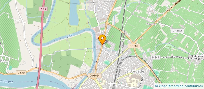 localisation de l'entreprise SCI FOCH 187  LIBOURNE