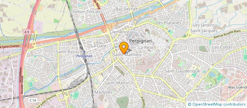 localisation de l'entreprise SCI FOCH 2  PERPIGNAN