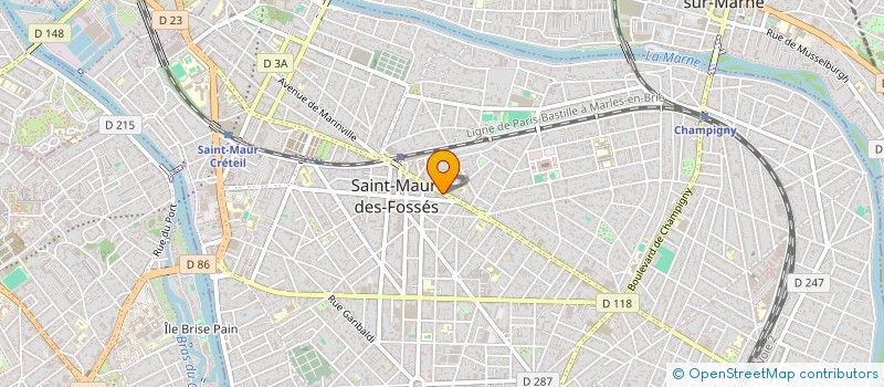 localisation de l'entreprise SCI FOCH 30  SAINT-MAUR-DES-FOSSES