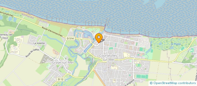 localisation de l'entreprise SCI FOCH à COURSEULLES-SUR-MER