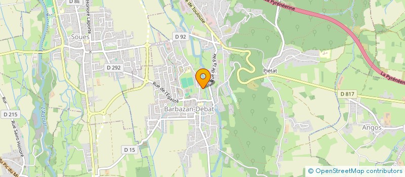 localisation de l'entreprise SCI FOCH  BARBAZAN-DEBAT