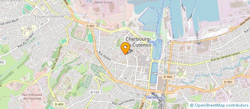 localisation de l'entreprise SCI FOCH à CHERBOURG-EN-COTENTIN