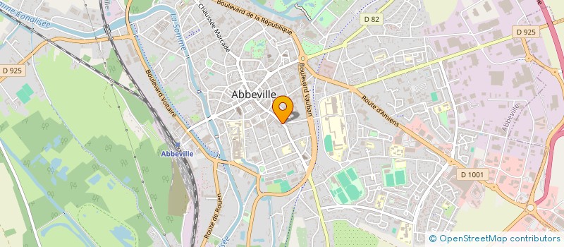 localisation de l'entreprise SCI FOCH à ABBEVILLE