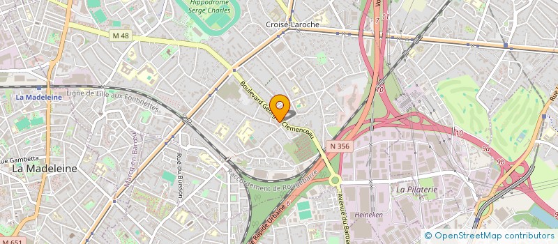 localisation de l'entreprise SCI FOCH à MARCQ-EN-BARŒUL