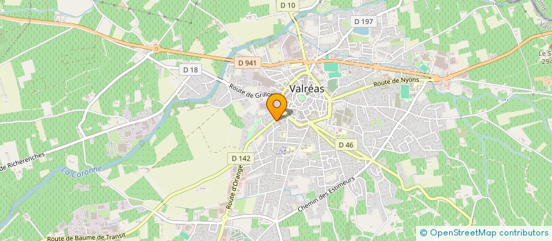 localisation de l'entreprise SCI FOCH à VALREAS