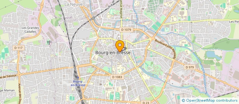localisation de l'entreprise SCI FOCH à BOURG-EN-BRESSE