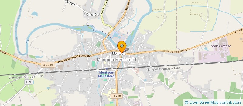 localisation de l'entreprise SCI FOCH  MONTPON-MENESTEROL