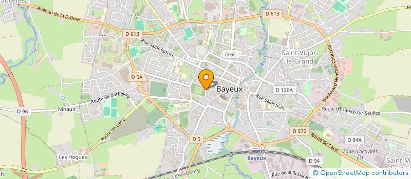 localisation de l'entreprise SCI FOCH  BAYEUX