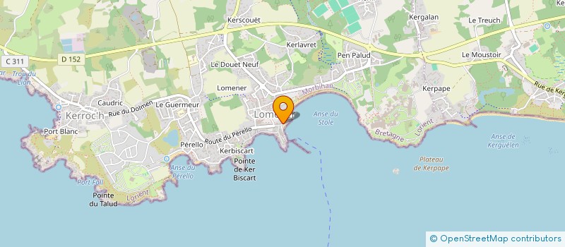 localisation de l'entreprise SCI FOCH à PLOEMEUR