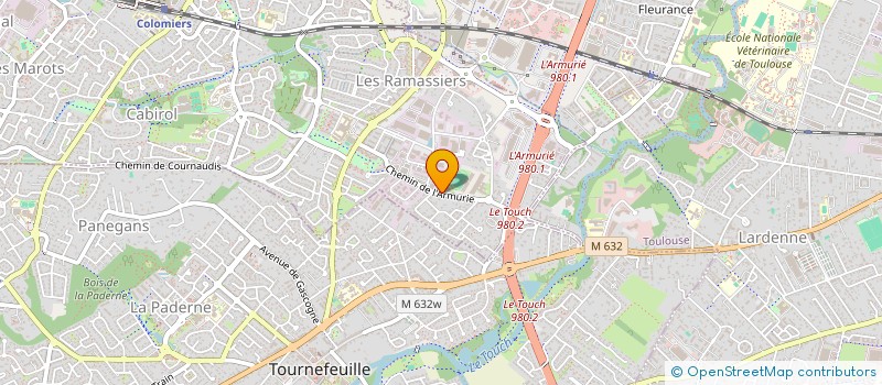 localisation de l'entreprise SCI FOCH à COLOMIERS