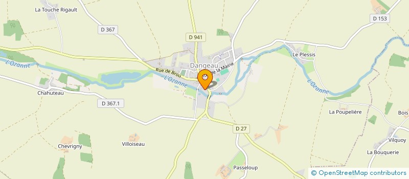 localisation de l'entreprise SCI FOCH à DANGEAU