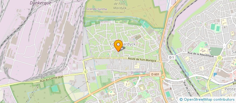 localisation de l'entreprise SCI FOCH à DUNKERQUE