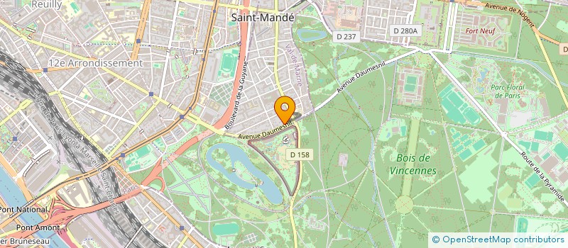 localisation de l'entreprise SCI FOCH  SAINT-MANDE