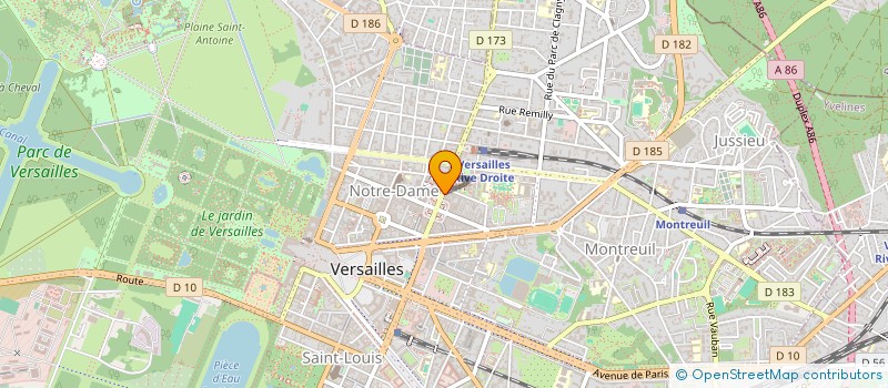 localisation de l'entreprise SCI FOCH  VERSAILLES