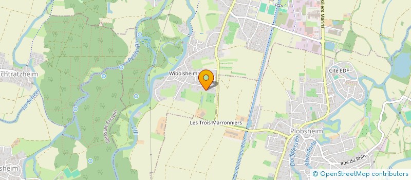 localisation de l'entreprise SCI FOCH  ESCHAU