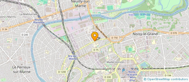 localisation de l'entreprise SCI FOCH 62 à NOISY-LE-GRAND