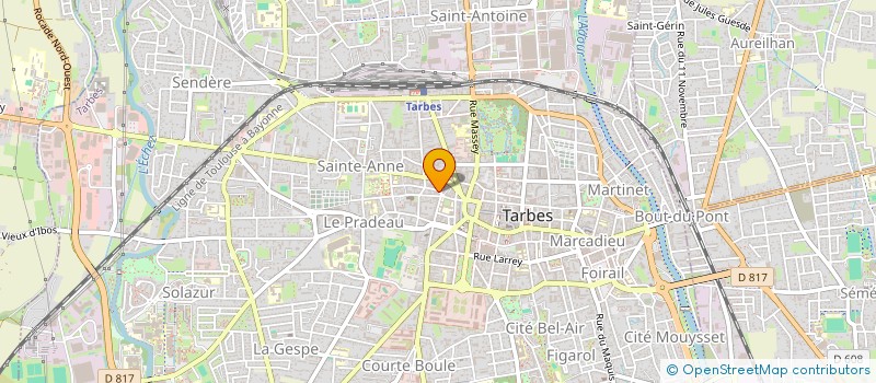 localisation de l'entreprise SCI FOCH  TARBES