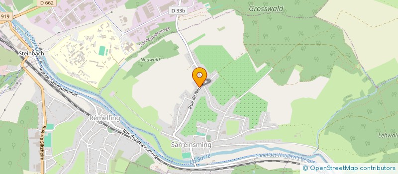 localisation de l'entreprise SCI FOCH  SARREINSMING