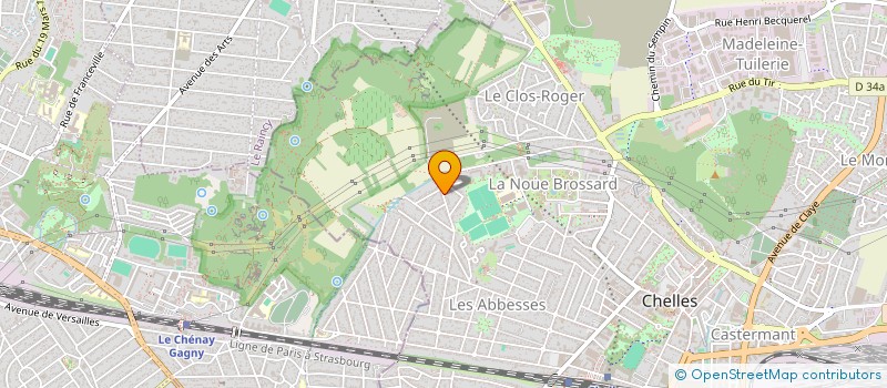 localisation de l'entreprise SCI FOCH  CHELLES