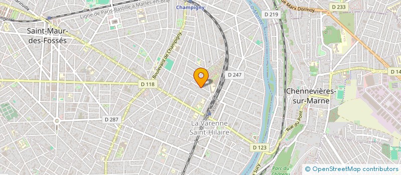 localisation de l'entreprise SCI FOCH 85 à SAINT-MAUR-DES-FOSSES