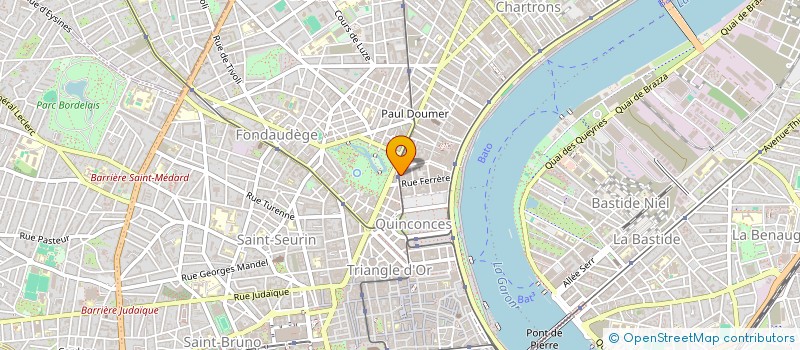 localisation de l'entreprise SCI FOCH  BORDEAUX