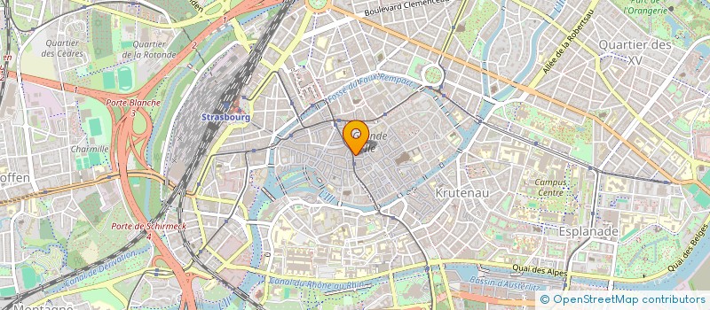 localisation de l'entreprise SCI FOCH  STRASBOURG