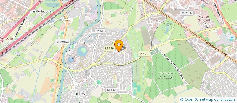 localisation de l'entreprise SCI FOCH à LATTES