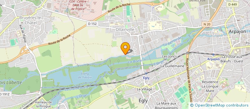 localisation de l'entreprise SCI FOCH 89  OLLAINVILLE