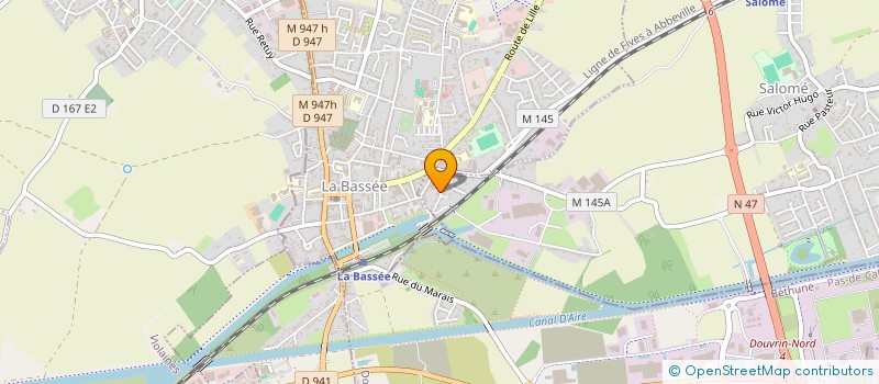 localisation de l'entreprise SCI FOCH 89  SALOME