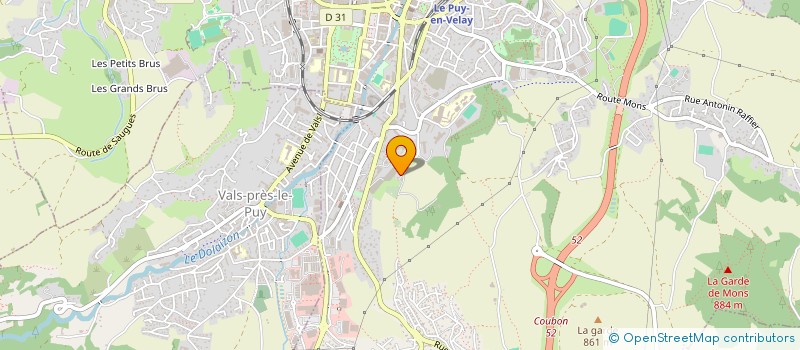 localisation de l'entreprise SCI FOCH  LE PUY-EN-VELAY