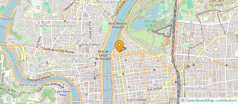 localisation de l'entreprise SCI FOCH  LYON