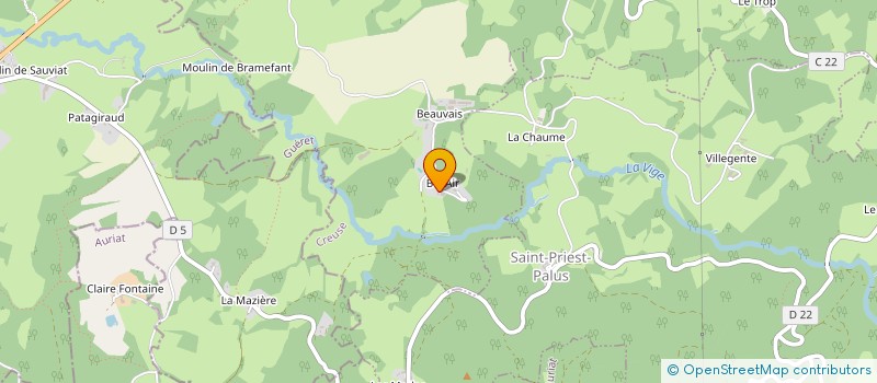 localisation de l'entreprise SCI FOCH  SAINT-AMAND-JARTOUDEIX
