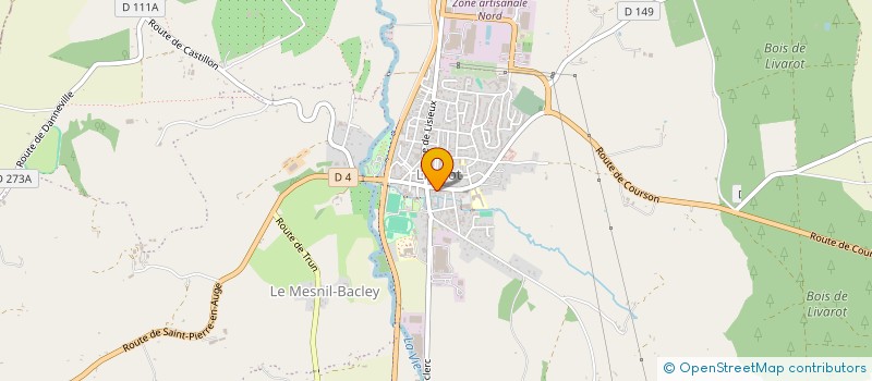 localisation de l'entreprise SCI FOCH  LIVAROT-PAYS-D'AUGE