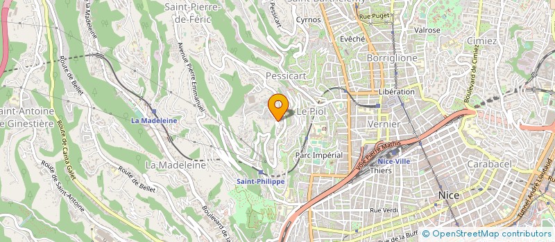 localisation de l'entreprise SCI FOCH BELLEVUE à NICE
